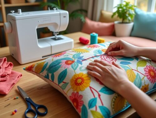 apprenez à coudre un coussin déco pour embellir votre maison grâce à notre guide facile et complet, idéal pour les débutants comme pour les passionnés de couture.