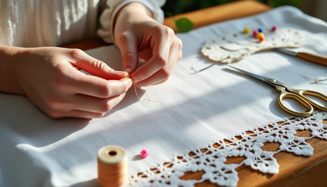 apprenez à coudre une bordure élégante pour votre nappe de table grâce à notre guide pratique et facile à suivre. astuces et techniques pour un fini soigné et raffiné.