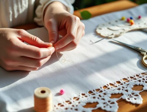 apprenez à coudre une bordure élégante pour votre nappe de table grâce à notre guide pratique et facile à suivre. astuces et techniques pour un fini soigné et raffiné.