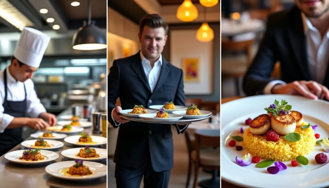 découvrez les étapes clés du service en restauration, du dressage en cuisine jusqu’à la présentation soignée des plats à l’assiette du client, pour une expérience culinaire réussie.